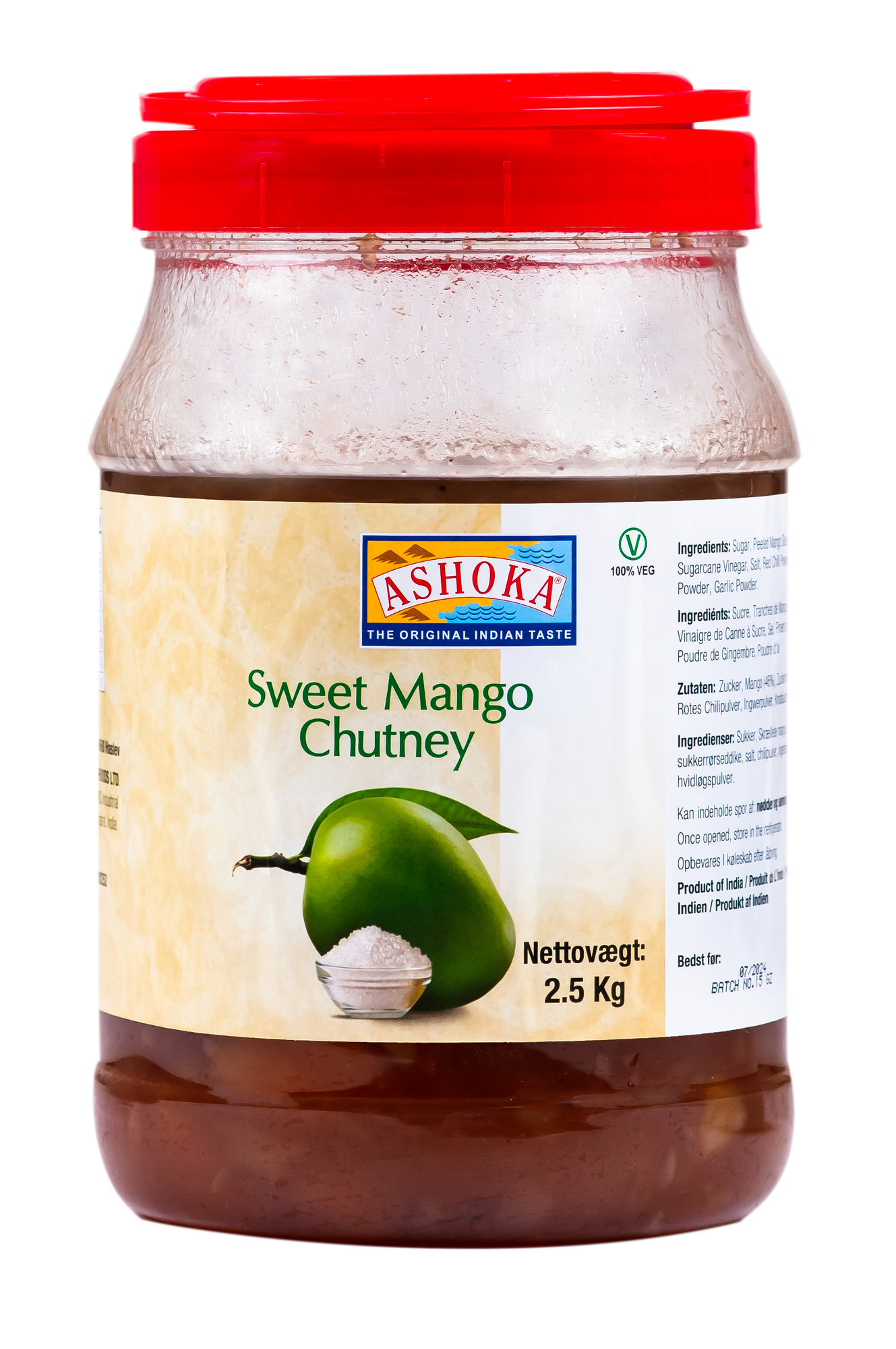 Mango Chutney SWEET, 2,5 kg